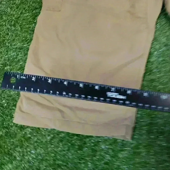 Prana Mens Size L Tan Passage Crop Outdoor Climb Hike Performance - Picture 6 of 9